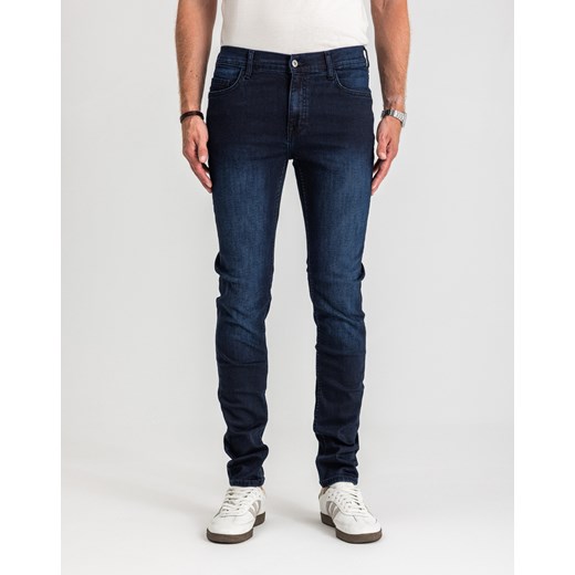 Męskie Spodnie Jeansowe Mustang Style Frisco Skinny Denim Blue 1017116 5000 801 ze sklepu YouNeedit.pl w kategorii Jeansy męskie - zdjęcie 185886183