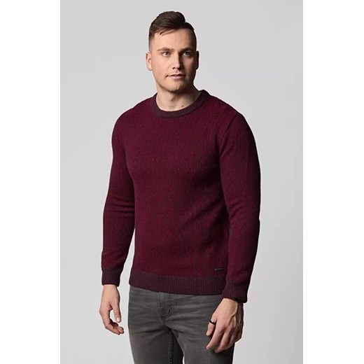 LEE BASIC CREW KNIT MĘSKI SWETER KLASYCZNY AUBERGINE L83IAEKA 112122368 ze sklepu YouNeedit.pl w kategorii Swetry męskie - zdjęcie 185886320
