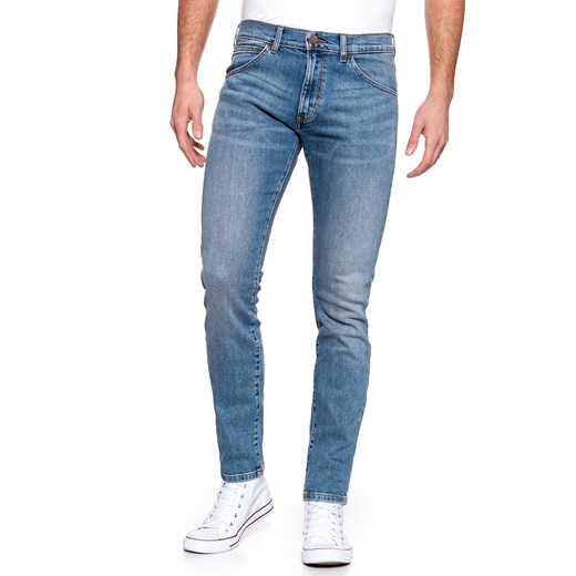 SPODNIE MĘSKIE WRANGLER BRYSON HOPKINS BLUE W14X23185 112126666 ze sklepu YouNeedit.pl w kategorii Jeansy męskie - zdjęcie 185886333
