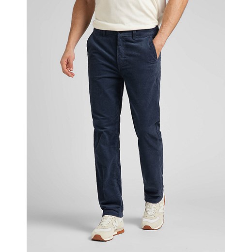 LEE REGULAR CHINO MĘSKIE SPODNIE SZTRUKSOWE SZTRUKS MOOD INDIGO L71FQE50 112321615 ze sklepu YouNeedit.pl w kategorii Spodnie męskie - zdjęcie 185886394
