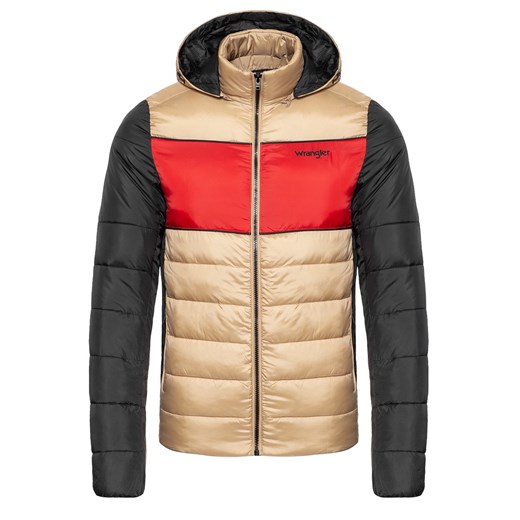 KURTKA ZIMOWA WRANGLER 3COL PUFFER JKT CLAY BEIGE W4729WMWM 112129026 ze sklepu YouNeedit.pl w kategorii Kurtki męskie - zdjęcie 185886580