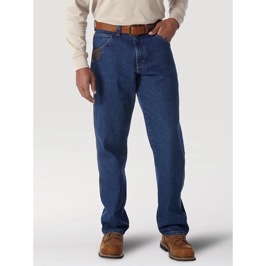 WRANGLER RIGGS WORKWEAR CARPENTER ANTIQUE INDIGO 3W020AI ze sklepu YouNeedit.pl w kategorii Jeansy męskie - zdjęcie 185886740