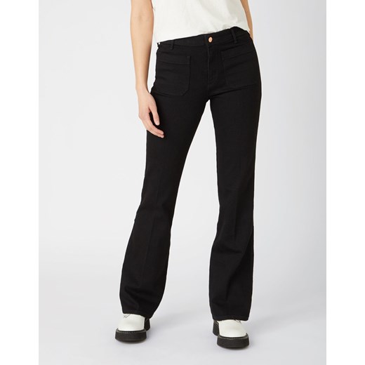 WRANGLER FLARE RETRO BLACK W233GQ111 112127840 ze sklepu YouNeedit.pl w kategorii Jeansy damskie - zdjęcie 185887021