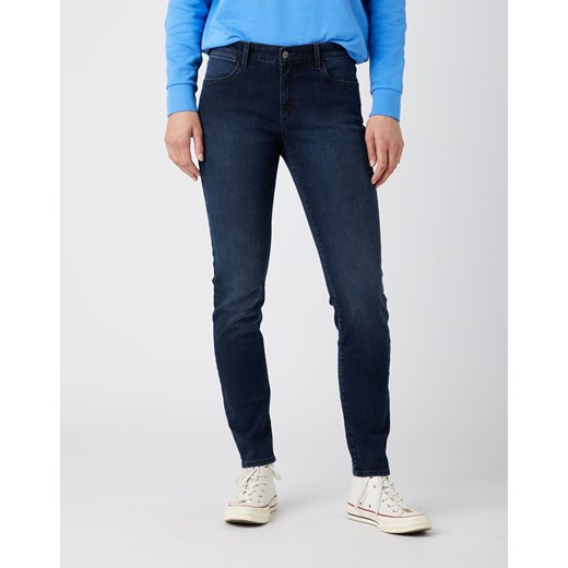 DAMSKIE SPODNIE JEANSOWE WRANGLER SKINNY NIGHTTIME BLACK W28KLT86R 112141286 ze sklepu YouNeedit.pl w kategorii Jeansy damskie - zdjęcie 185887262