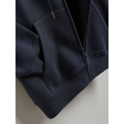 Reserved - Bluza z kapturem - granatowy Reserved S Reserved