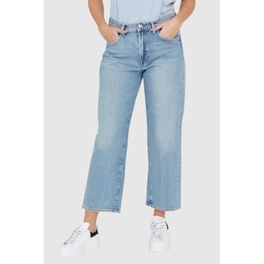 7 FOR ALL MANKIND Jasnoniebieskie jeansy damskie THE MODERN STRAIGHT Air Wash, Rozmiar 25 ze sklepu outfit.pl w kategorii Jeansy damskie - zdjęcie 185890231