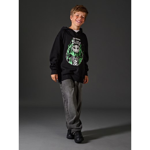 Sinsay - Bluza świecąca w ciemności Nightmare Before Christmas - czarny Sinsay 170 (14-15 l) Sinsay