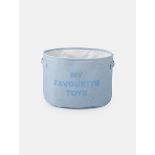 Sinsay - Kosz do przechowywania zabawek - błękitny Sinsay One Size Sinsay