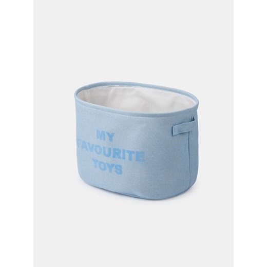 Sinsay - Kosz do przechowywania zabawek - błękitny Sinsay One Size Sinsay