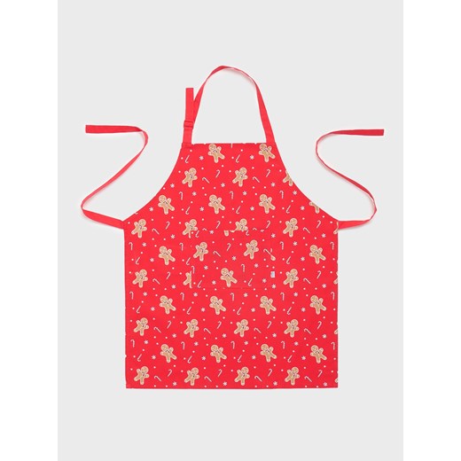 Sinsay - Fartuch z motywem świątecznym - czerwony Sinsay One Size Sinsay