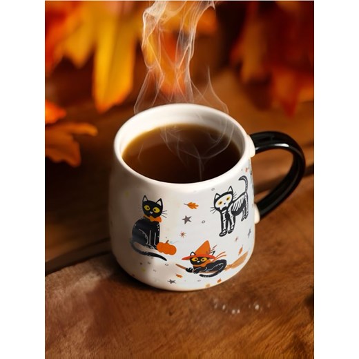 Sinsay - Kubek z motywem halloweenowym - biały ze sklepu Sinsay w kategorii Dom - zdjęcie 185894452