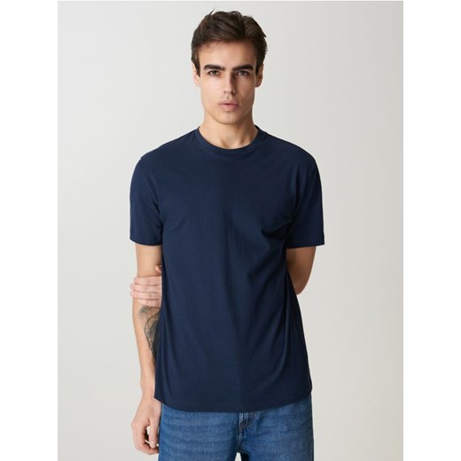 Sinsay - Koszulka - granatowy ze sklepu Sinsay w kategorii T-shirty męskie - zdjęcie 185894490