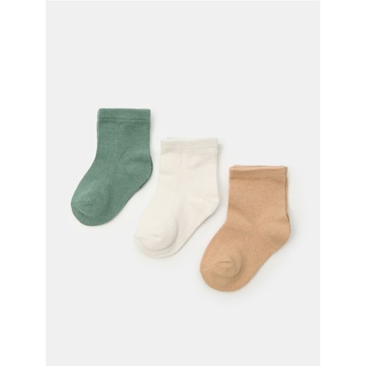 Sinsay - Skarpetki niemowlęce 3 pack - wielobarwny - id: 077FZ-MLC - marki Sinsay - 185894541 Sinsay - Skarpetki niemowlęce 3 pack - wielobarwny ze sklepu Sinsay w kategorii Skarpetki dziecięce - zdjęcie 185894541