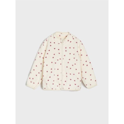 Sinsay - Bluza rozpinana - kremowy - id: 162FT-02X - marki Sinsay - 185894623 Sinsay - Bluza rozpinana - kremowy ze sklepu Sinsay w kategorii Bluzy i swetry - zdjęcie 185894623