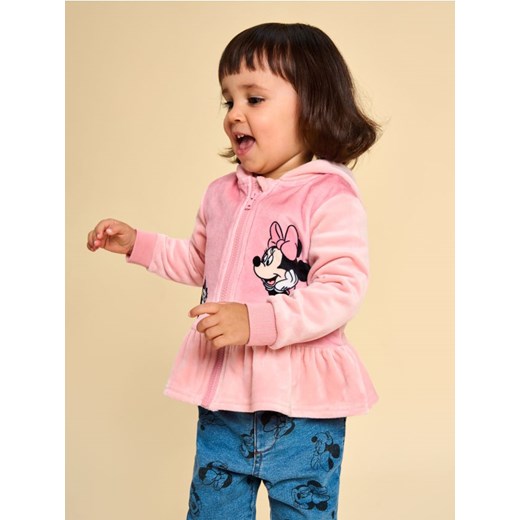 Sinsay - Bluza z kapturem Minnie Mouse - różowy ze sklepu Sinsay w kategorii Bluzy i swetry - zdjęcie 185894633