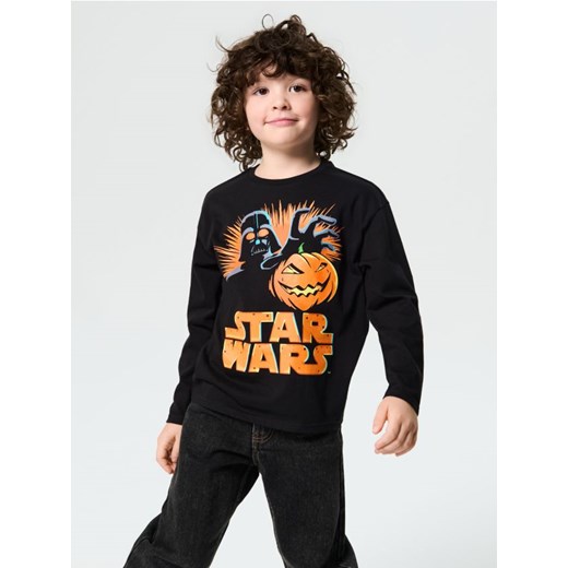 Sinsay - Koszulka z długimi rękawami Star Wars - czarny ze sklepu Sinsay w kategorii T-shirty chłopięce - zdjęcie 185894660