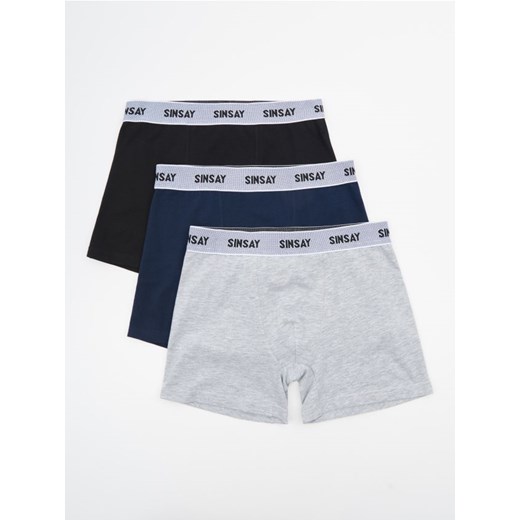 Sinsay - Bokserki Classic 3 pack - wielobarwny ze sklepu Sinsay w kategorii Majtki męskie - zdjęcie 185895141