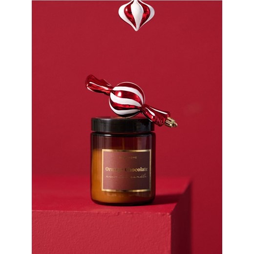 Sinsay - Świeczka z motywem świątecznym Orange Chocolate - brązowy ze sklepu Sinsay w kategorii Dom - zdjęcie 185895234