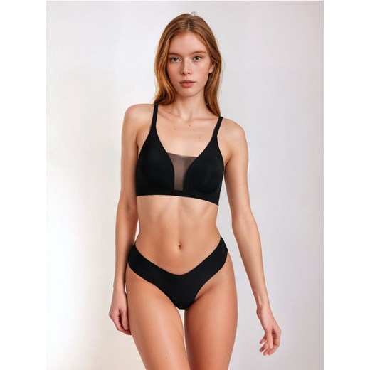 Sinsay - Bezszwowe stringi 2 pack - wielobarwny ze sklepu Sinsay w kategorii Majtki damskie - zdjęcie 185895274