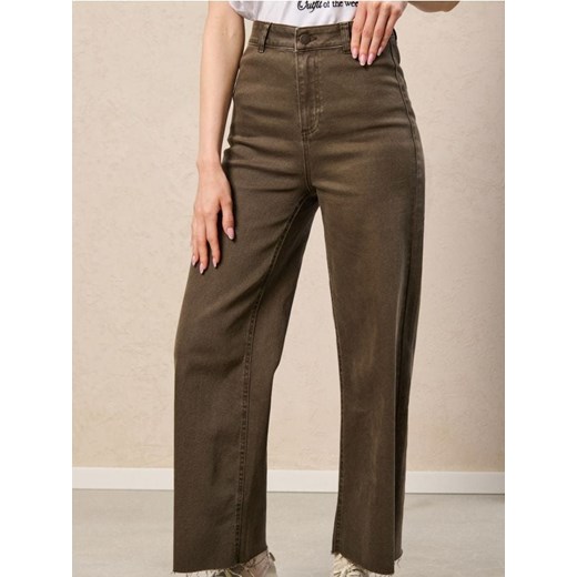 Sinsay - Jeansy culotte - brązowy ze sklepu Sinsay w kategorii Jeansy damskie - zdjęcie 185895331