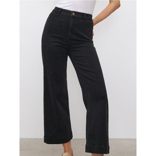 Sinsay - Jeansy culotte - czarny ze sklepu Sinsay w kategorii Jeansy damskie - zdjęcie 185895332