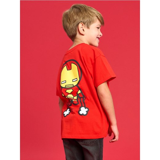 Sinsay - Koszulka Marvel Kawaii Art Collection - czerwony ze sklepu Sinsay w kategorii T-shirty chłopięce - zdjęcie 185895493