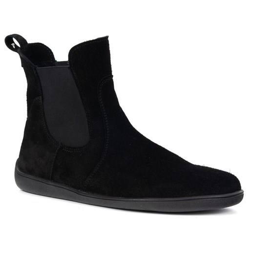 Barefoot damskie sztyblety buty zimowe Olivier 1797POL czarny welur ze sklepu butyolivier w kategorii Botki - zdjęcie 185896870