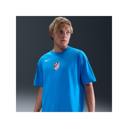 Męski T-shirt piłkarski Nike Total 90 Atlético Madryt - Niebieski ze sklepu Nike poland w kategorii T-shirty męskie - zdjęcie 185898913