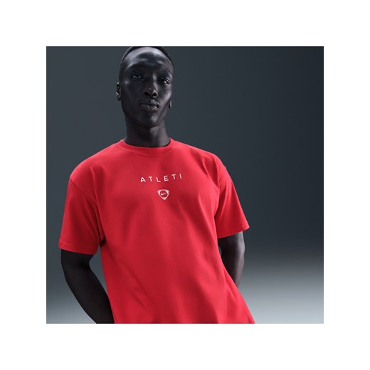 Męski T-shirt piłkarski Nike Total 90 Atlético Madryt - Czerwony ze sklepu Nike poland w kategorii T-shirty męskie - zdjęcie 185898942