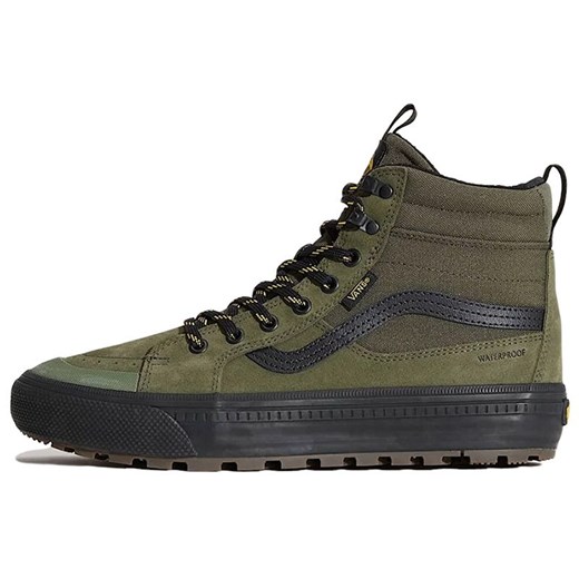 Buty męskie Vans SK8-Hi Waterproof VN000DAQ2031 - zielone ze sklepu streetstyle24.pl w kategorii Trampki męskie - zdjęcie 185900560
