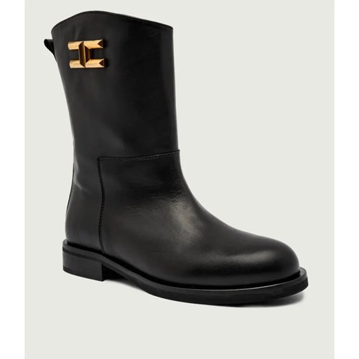Elisabetta Franchi Skórzane botki ze sklepu Gomez Fashion Store w kategorii Buty zimowe dziecięce - zdjęcie 185900611