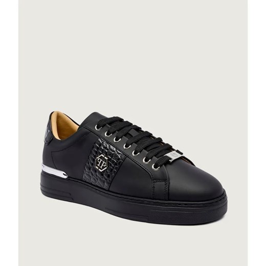 Philipp Plein Skórzane sneakersy Hexagon ze sklepu Gomez Fashion Store w kategorii Buty sportowe męskie - zdjęcie 185900612