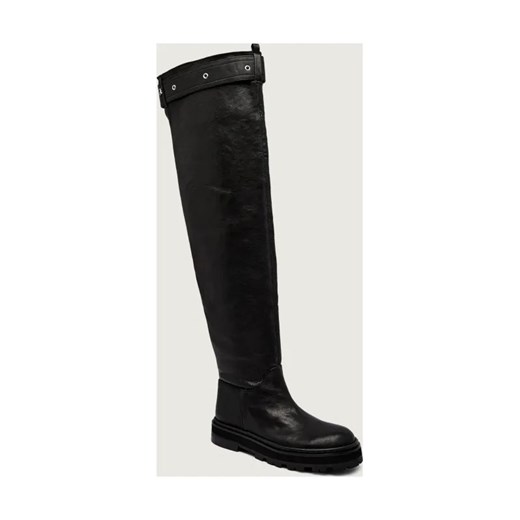 Patrizia Pepe Skórzane kozaki ze sklepu Gomez Fashion Store w kategorii Kozaki damskie - zdjęcie 185900621