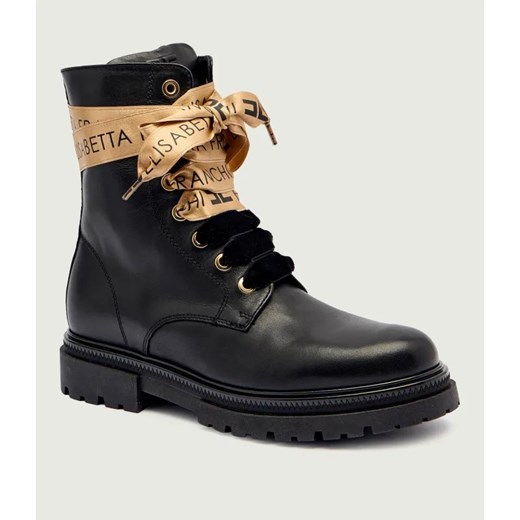 Elisabetta Franchi Skórzane botki ze sklepu Gomez Fashion Store w kategorii Buty zimowe dziecięce - zdjęcie 185900681