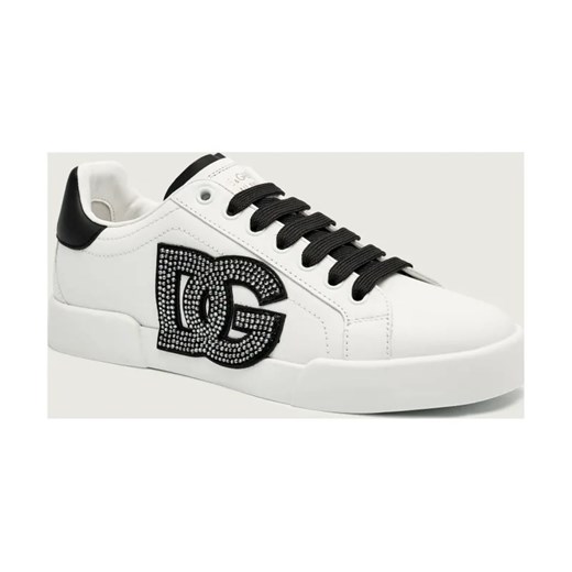 Dolce & Gabbana Skórzane sneakersy ze sklepu Gomez Fashion Store w kategorii Buty sportowe damskie - zdjęcie 185900691