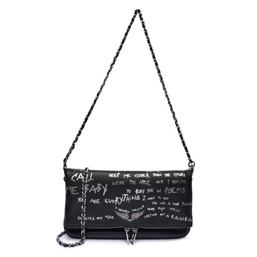 Zadig&Voltaire Skórzana torebka na ramię ROCK GRAFFITI ze sklepu Gomez Fashion Store w kategorii Listonoszki - zdjęcie 185900714