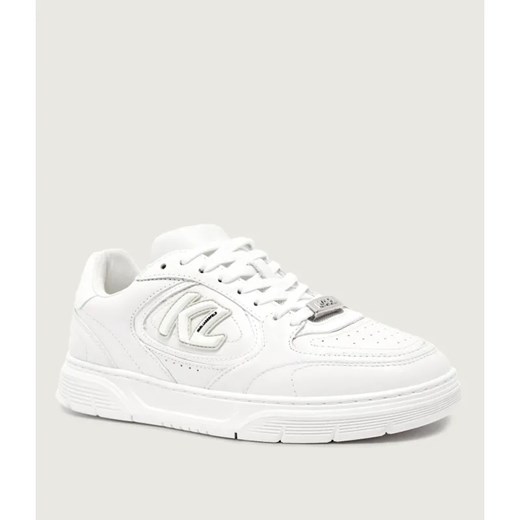 Karl Lagerfeld Sneakersy KOURTNEY | z dodatkiem skóry ze sklepu Gomez Fashion Store w kategorii Buty sportowe damskie - zdjęcie 185900731