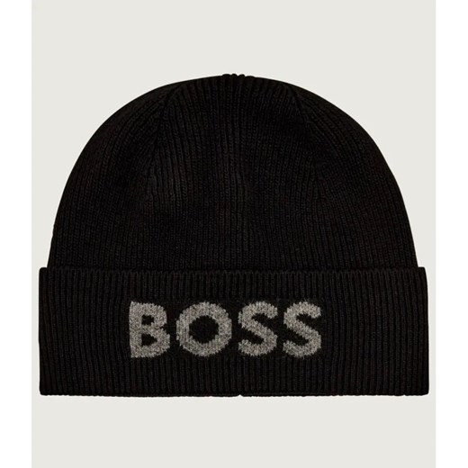 BOSS BLACK Czapka Elios | z dodatkiem wełny ze sklepu Gomez Fashion Store w kategorii Czapki zimowe męskie - zdjęcie 185900733