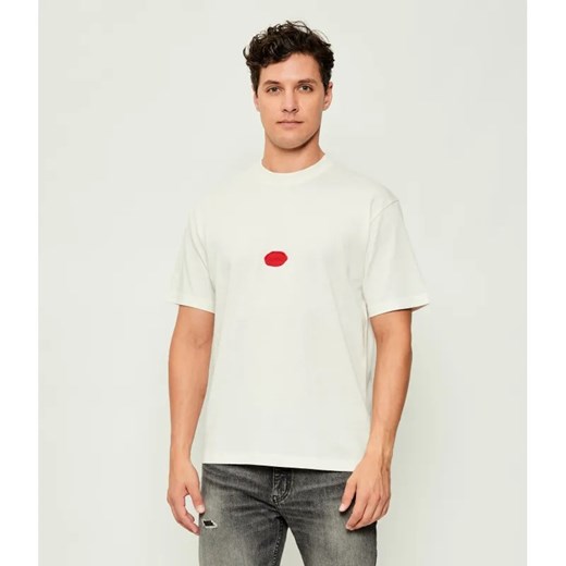 HUGO T-shirt Divis | Loose fit ze sklepu Gomez Fashion Store w kategorii T-shirty męskie - zdjęcie 185900840