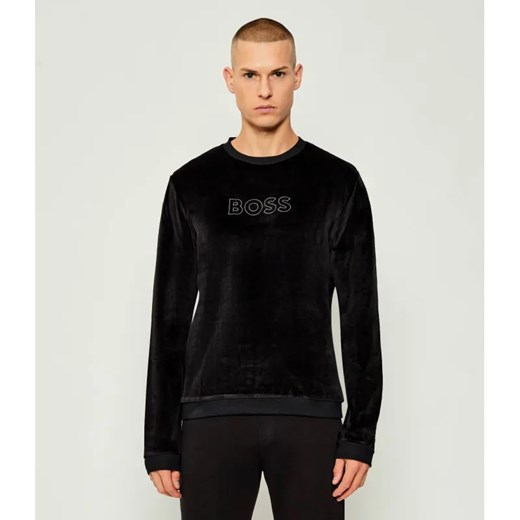BOSS BLACK Bluza Velour | Regular Fit ze sklepu Gomez Fashion Store w kategorii Bluzy męskie - zdjęcie 185900864