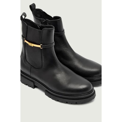 Elisabetta Franchi Skórzane sztyblety CHELSEA Elisabetta Franchi 37 Gomez Fashion Store