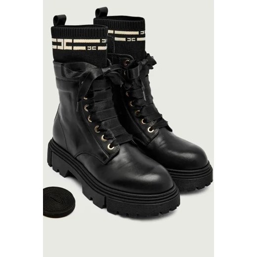 Elisabetta Franchi Skórzane botki Elisabetta Franchi 32 Gomez Fashion Store