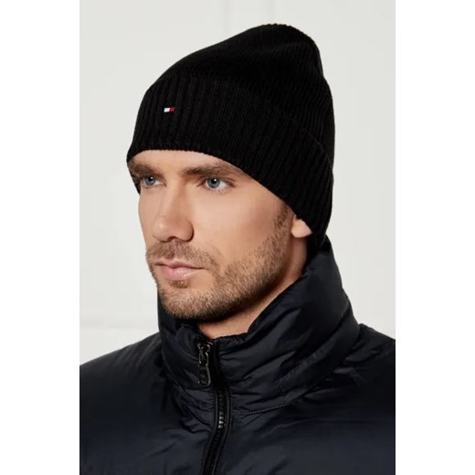 Tommy Hilfiger Czapka | z dodatkiem kaszmiru Tommy Hilfiger OS Gomez Fashion Store