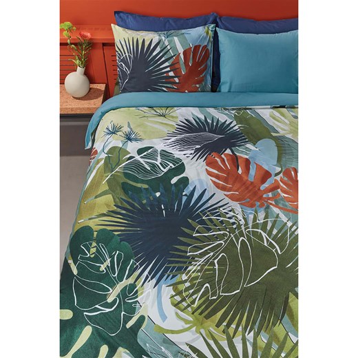 Beddinghouse Komplet pościeli renforcé &quot;Paper Leaves&quot; ze wzorem Beddinghouse 155x220 cm Limango Polska okazyjna cena