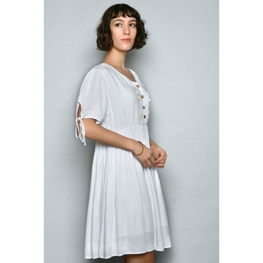 H.H.G. Sukienka w kolorze białym S wyprzedaż Limango Polska