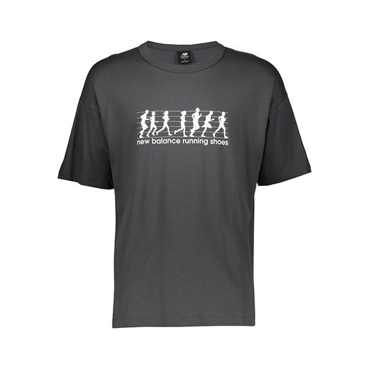 New Balance Koszulka sportowa &quot;Athletics&quot; w kolorze antracytowym ze sklepu Limango Polska w kategorii T-shirty męskie - zdjęcie 185903282