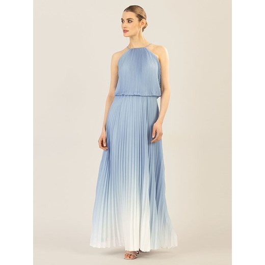 APART Sukienka w kolorze błękitno-białym 40 Limango Polska promocja