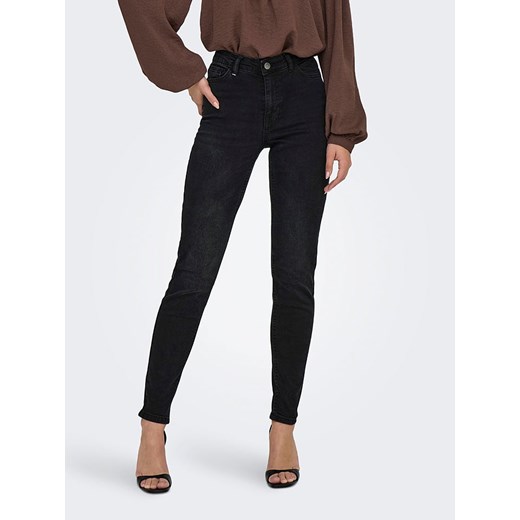 JDY Dżinsy &quot;Fina&quot; - Skinny fit - w kolorze czarnym ze sklepu Limango Polska w kategorii Jeansy damskie - zdjęcie 185904833