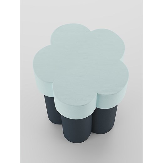 Potiron Paris Stolik &quot;Magnolia&quot; w kolorze granatowo-miętowym - wys. 49 Potiron Paris onesize wyprzedaż Limango Polska