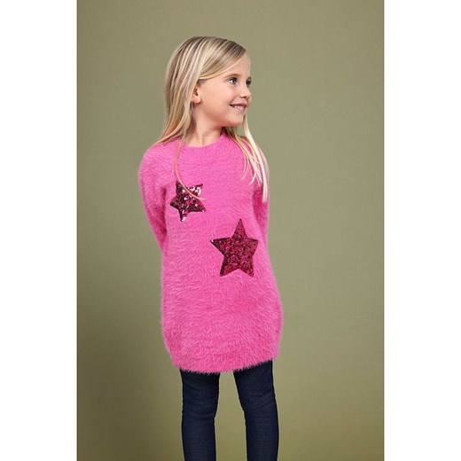 Blue Seven Sukienka dzianinowa w kolorze różowym 104 wyprzedaż Limango Polska